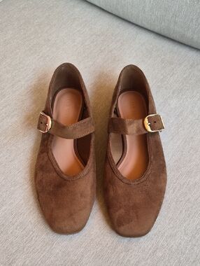 Old Navy Suede Maryjane Flats